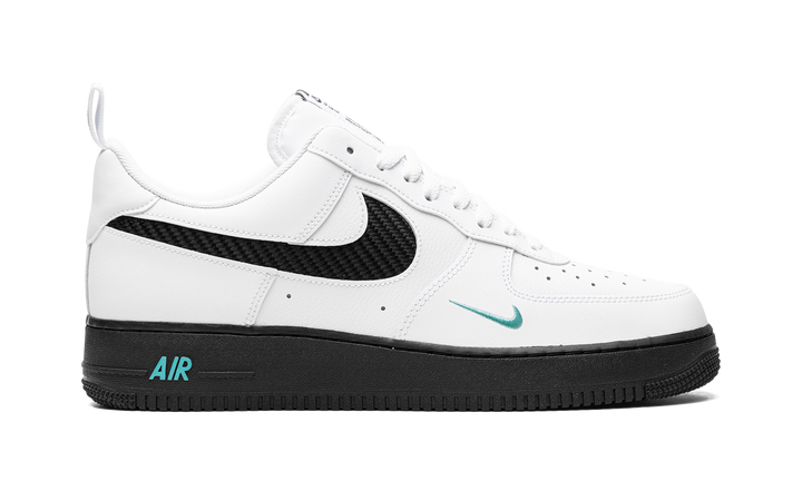 NIKE AIR FORCE 1 LOW WHITE BLACK TEAL