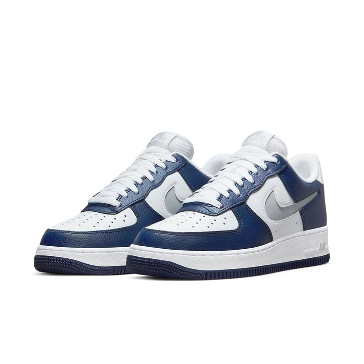 NIKE AIR FORCE 1 LOW WHITE NAVY GREY
