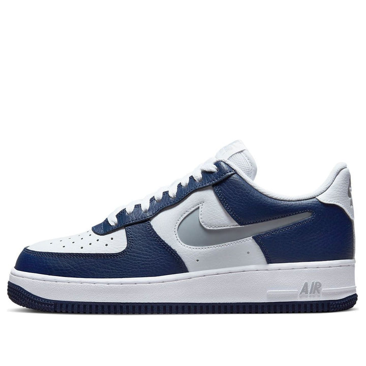 NIKE AIR FORCE 1 LOW WHITE NAVY GREY