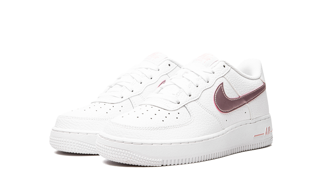 NIKE AIR FORCE 1 LOW WHITE PINK GLAZE GS