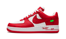 NIKE AIR FORCE 1 LOW X LOUIS VUITTON BY VIRGIL ABLOH WHITE RED