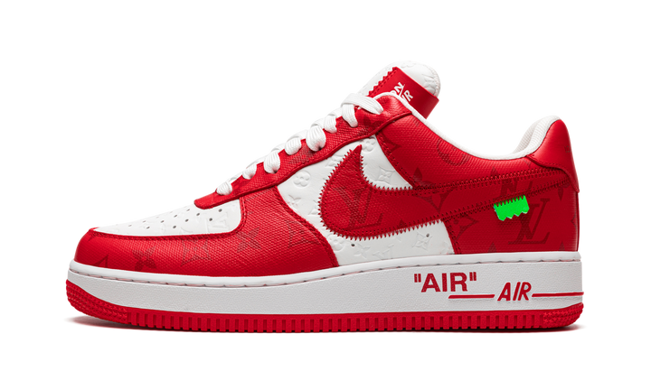 NIKE AIR FORCE 1 LOW X LOUIS VUITTON BY VIRGIL ABLOH WHITE RED