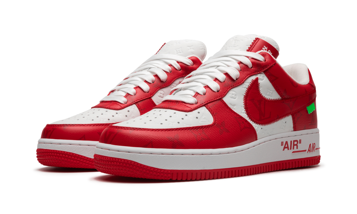 NIKE AIR FORCE 1 LOW X LOUIS VUITTON BY VIRGIL ABLOH WHITE RED