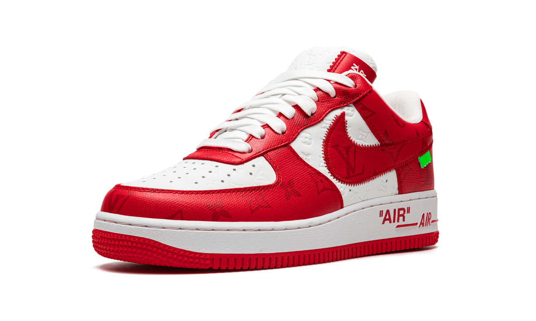 NIKE AIR FORCE 1 LOW X LOUIS VUITTON BY VIRGIL ABLOH WHITE RED