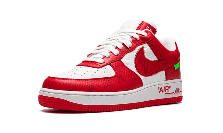 NIKE AIR FORCE 1 LOW X LOUIS VUITTON BY VIRGIL ABLOH WHITE RED