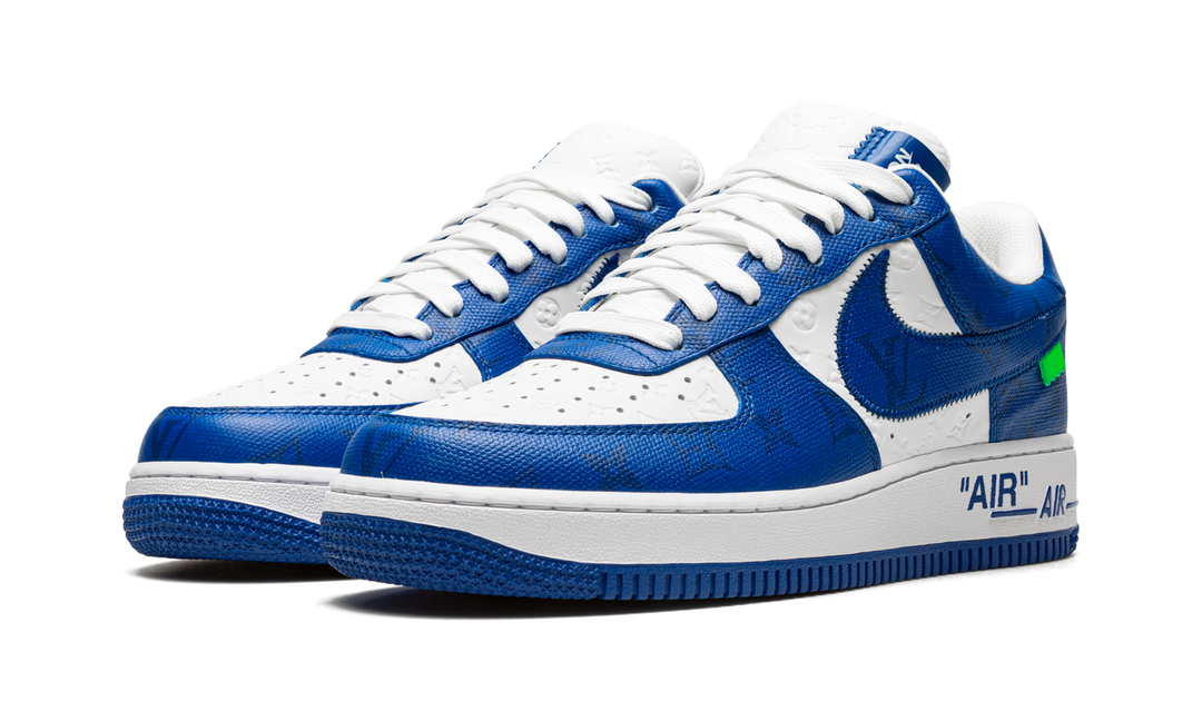 NIKE AIR FORCE 1 LOW X LOUIS VUITTON BY VIRGIL ABLOH WHITE ROYAL