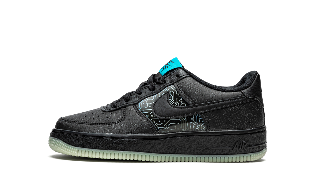 NIKE AIR FORCE 1 LOW X SPACE JAM COMPUTER CHIP GS