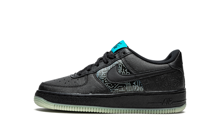 NIKE AIR FORCE 1 LOW X SPACE JAM COMPUTER CHIP GS