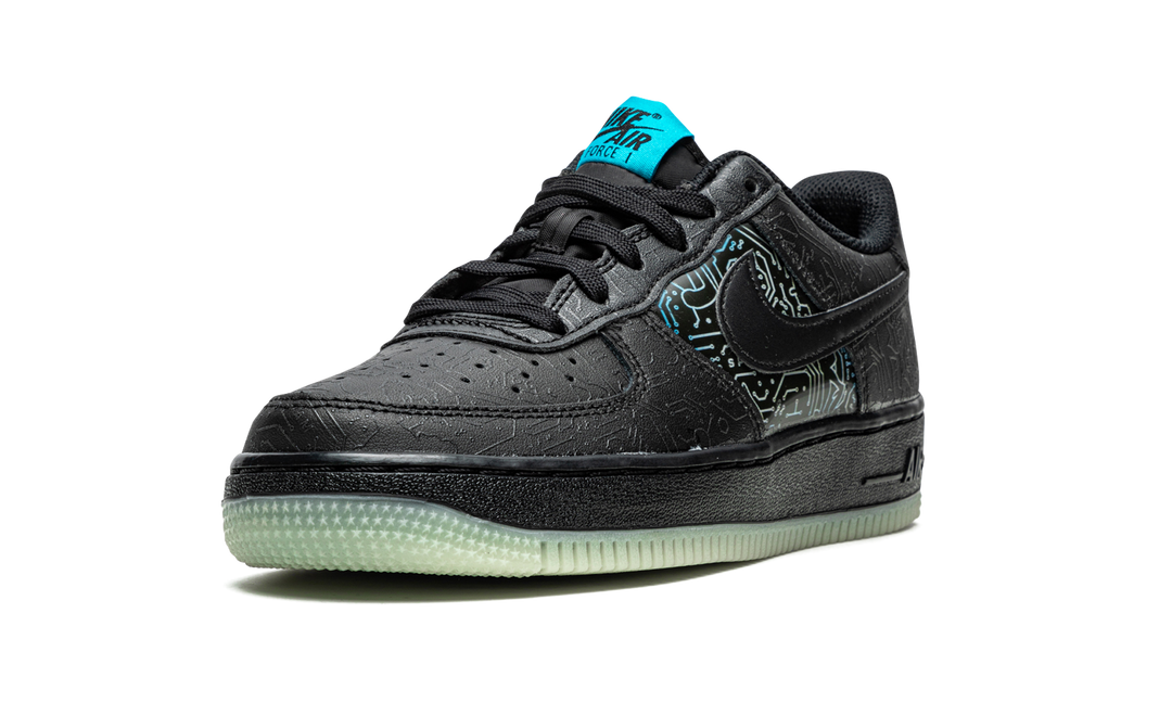 NIKE AIR FORCE 1 LOW X SPACE JAM COMPUTER CHIP GS