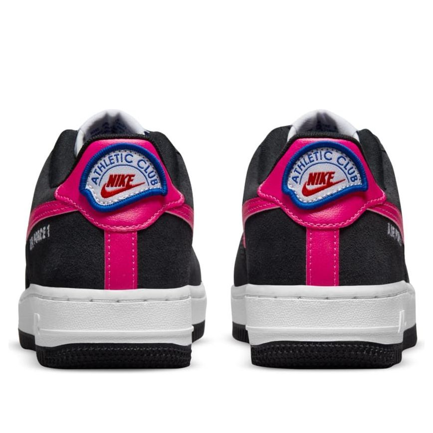 NIKE AIR FORCE 1 LV 8 ATHLETIC CLUB BLACK PINK PRIME GS