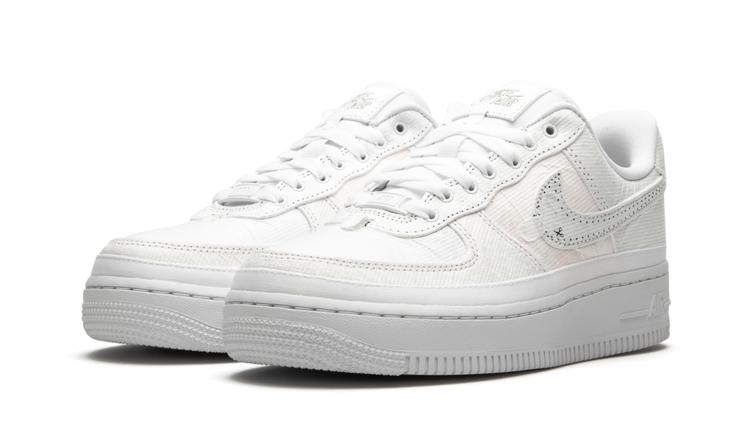 NIKE AIR FORCE 1 LX REVEAL BLACK SWOOSH WOMENS