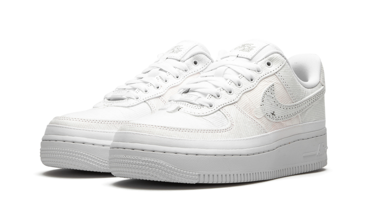 NIKE AIR FORCE 1 LX REVEAL BLACK SWOOSH WOMENS