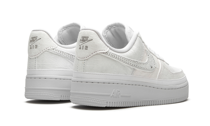 NIKE AIR FORCE 1 LX REVEAL BLACK SWOOSH WOMENS