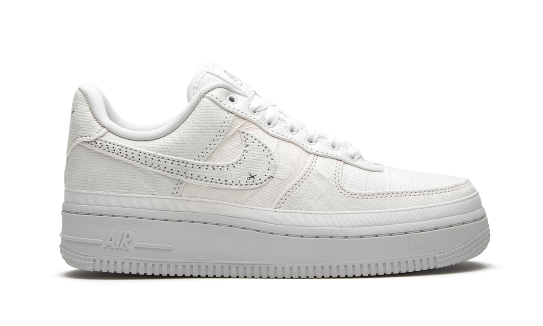 NIKE AIR FORCE 1 LX REVEAL BLACK SWOOSH WOMENS