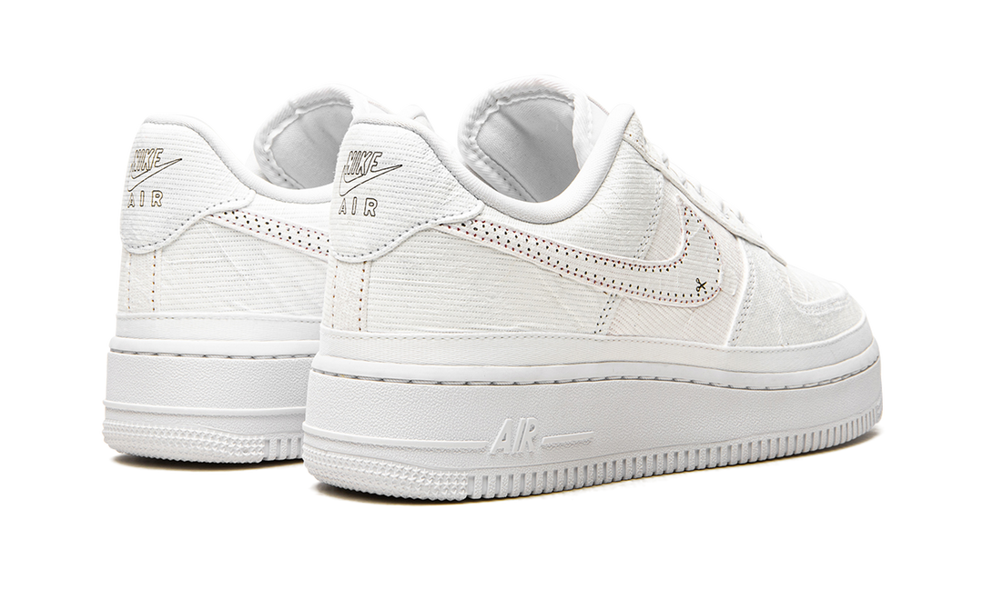 NIKE AIR FORCE 1 LX TEAR AWAY RED SWOOSH WOMENS