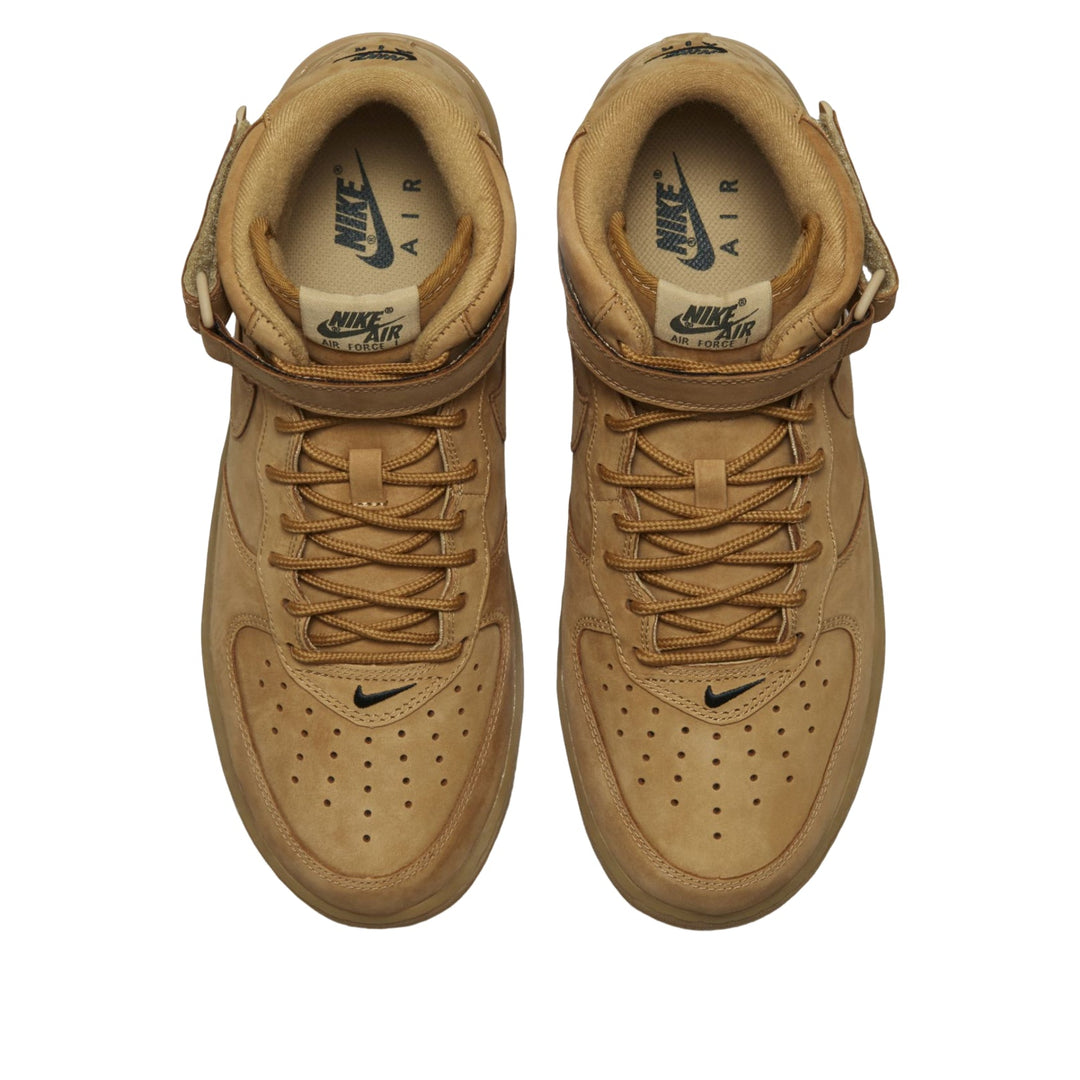 NIKE AIR FORCE 1 MID FLAX OUTDOOR GREEN