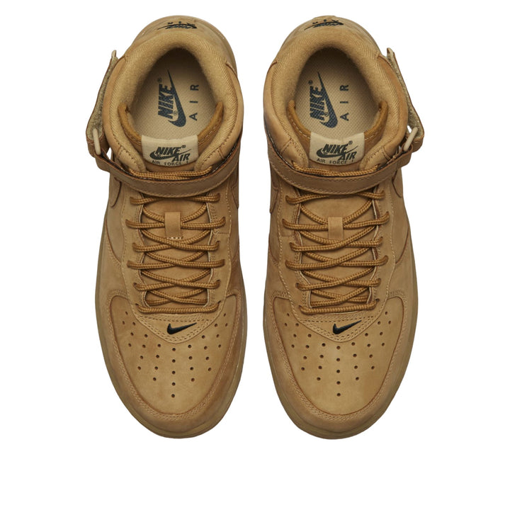 NIKE AIR FORCE 1 MID FLAX OUTDOOR GREEN