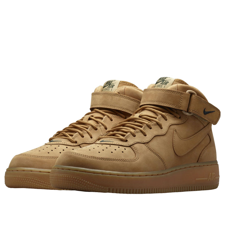NIKE AIR FORCE 1 MID FLAX OUTDOOR GREEN