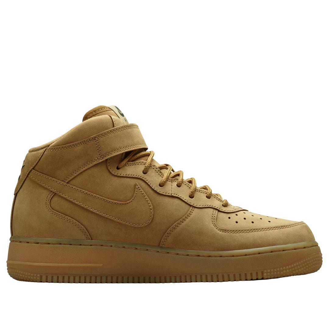 NIKE AIR FORCE 1 MID FLAX OUTDOOR GREEN