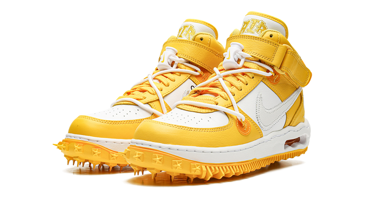 NIKE AIR FORCE 1 MID SP X OFF-WHITE VARSITY MAIZE