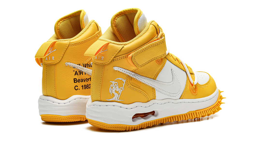 NIKE AIR FORCE 1 MID SP X OFF-WHITE VARSITY MAIZE
