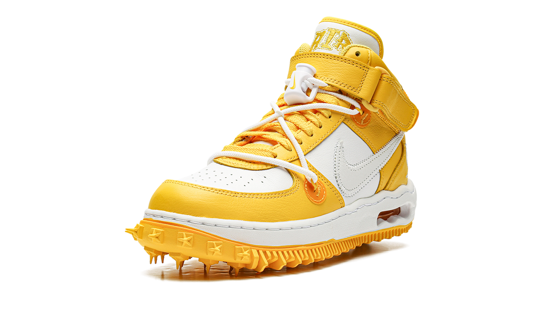 NIKE AIR FORCE 1 MID SP X OFF-WHITE VARSITY MAIZE