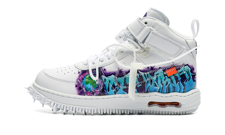 NIKE AIR FORCE 1 MID X OFF-WHITE GRAFFITI WHITE