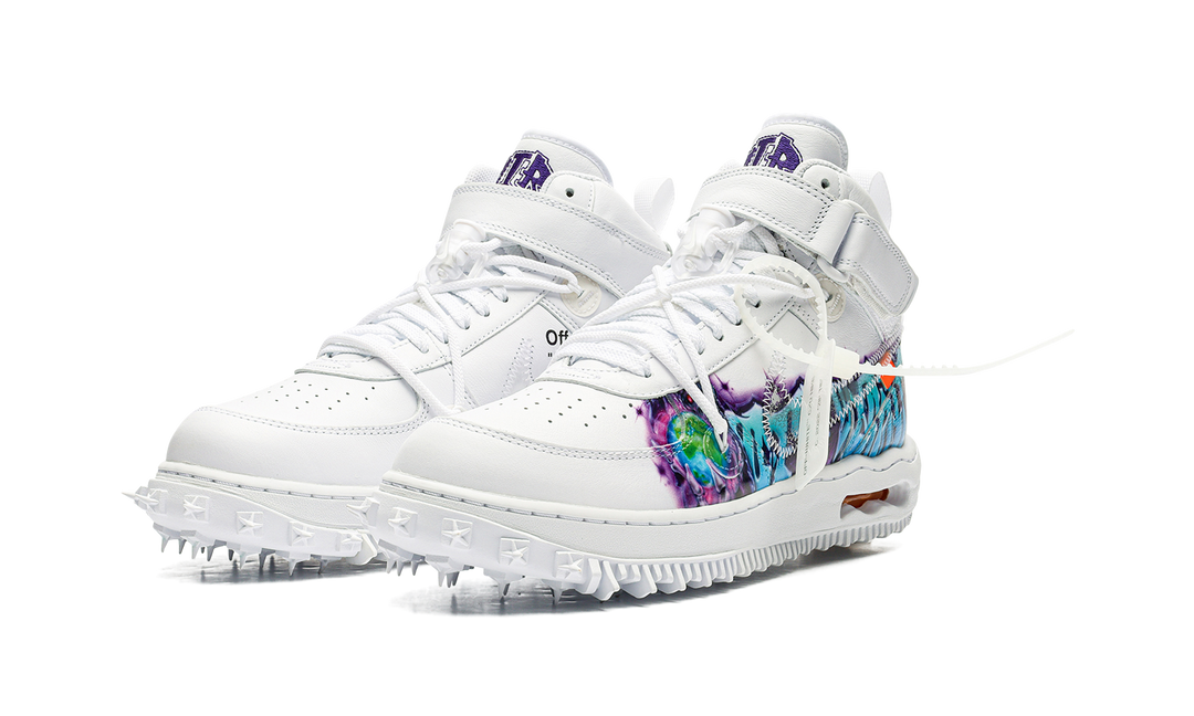 NIKE AIR FORCE 1 MID X OFF-WHITE GRAFFITI WHITE
