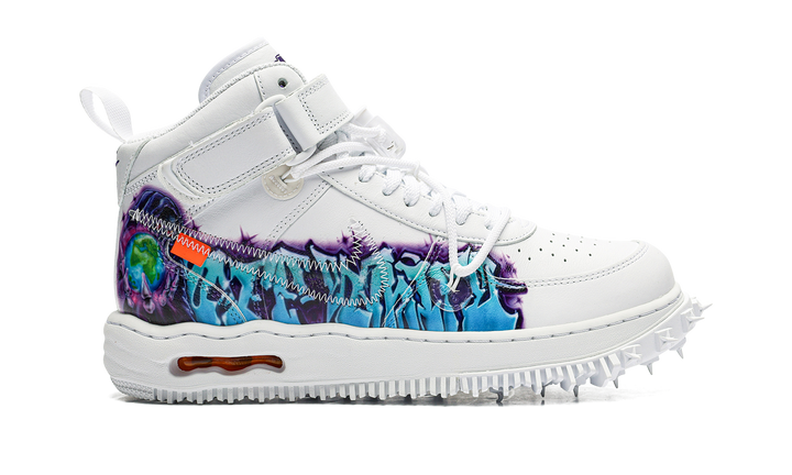 NIKE AIR FORCE 1 MID X OFF-WHITE GRAFFITI WHITE
