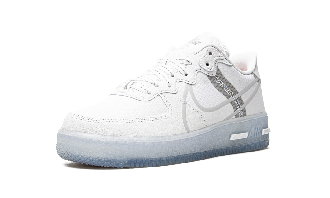 NIKE AIR FORCE 1 REACT WHITE ICE SOLE
