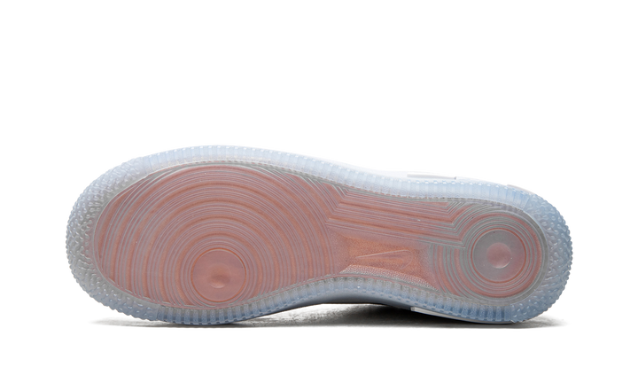 NIKE AIR FORCE 1 REACT WHITE ICE SOLE