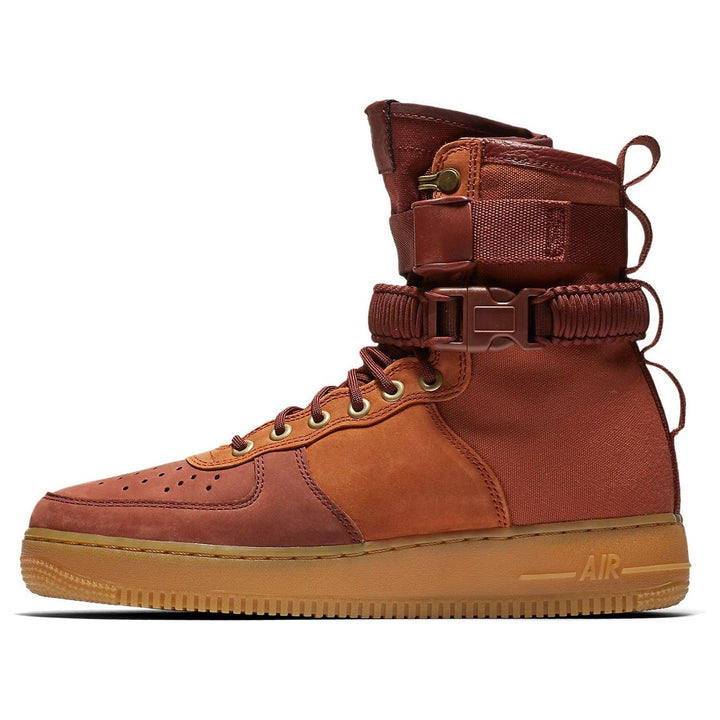 NIKE AIR FORCE 1 SF PREMIUM DARK RUSSET