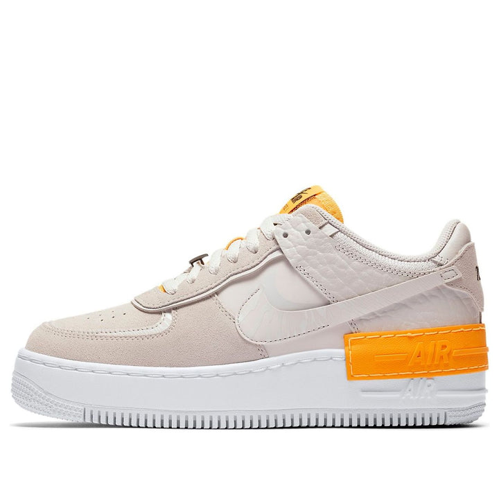 NIKE AIR FORCE 1 SHADOW BEIGE ORANGE
