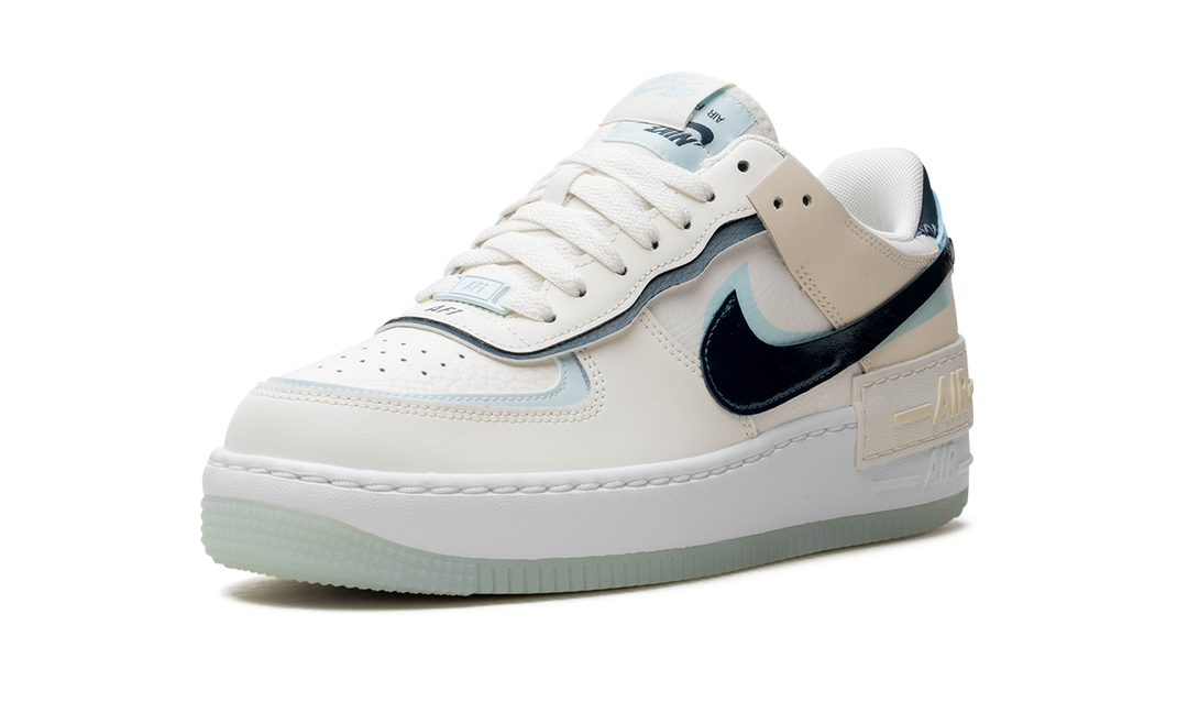NIKE AIR FORCE 1 SHADOW SAIL GLACIER BLUE WOMENS