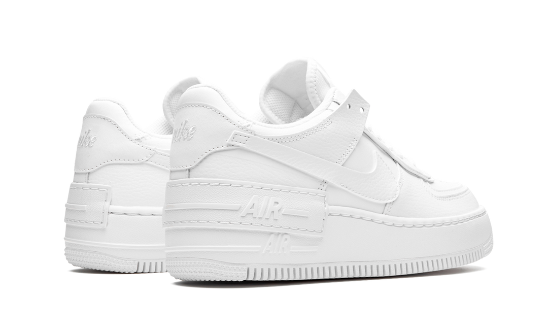 NIKE AIR FORCE 1 SHADOW TRIPLE WHITE WOMENS
