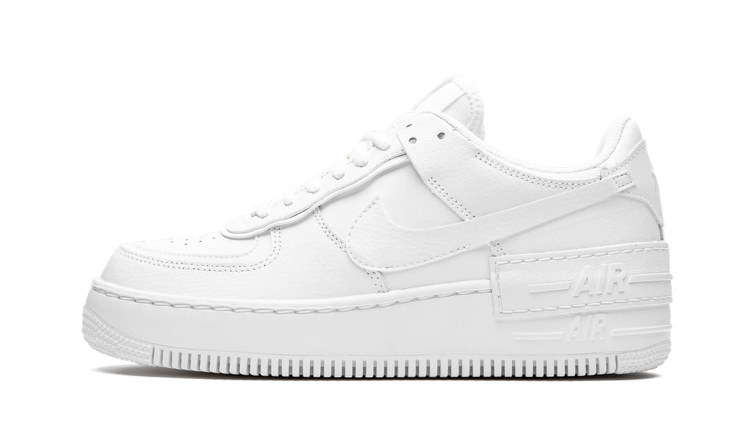 NIKE AIR FORCE 1 SHADOW TRIPLE WHITE WOMENS