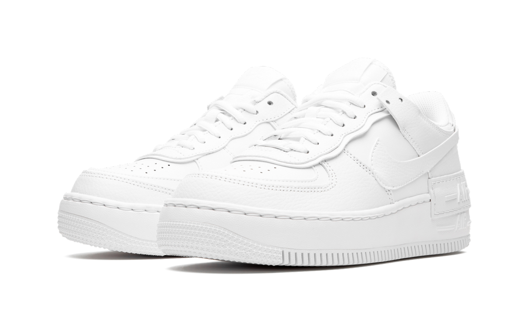 NIKE AIR FORCE 1 SHADOW TRIPLE WHITE WOMENS