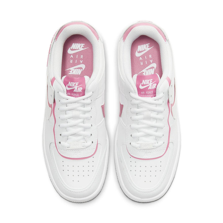 NIKE AIR FORCE 1 SHADOW WHITE MAGIC FLAMINGO WOMENS