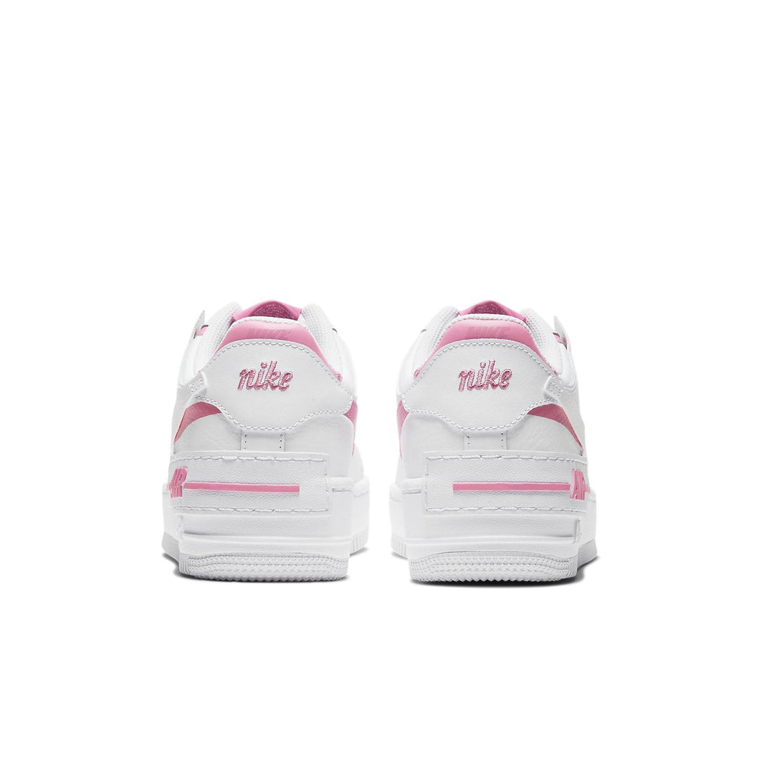 NIKE AIR FORCE 1 SHADOW WHITE MAGIC FLAMINGO WOMENS