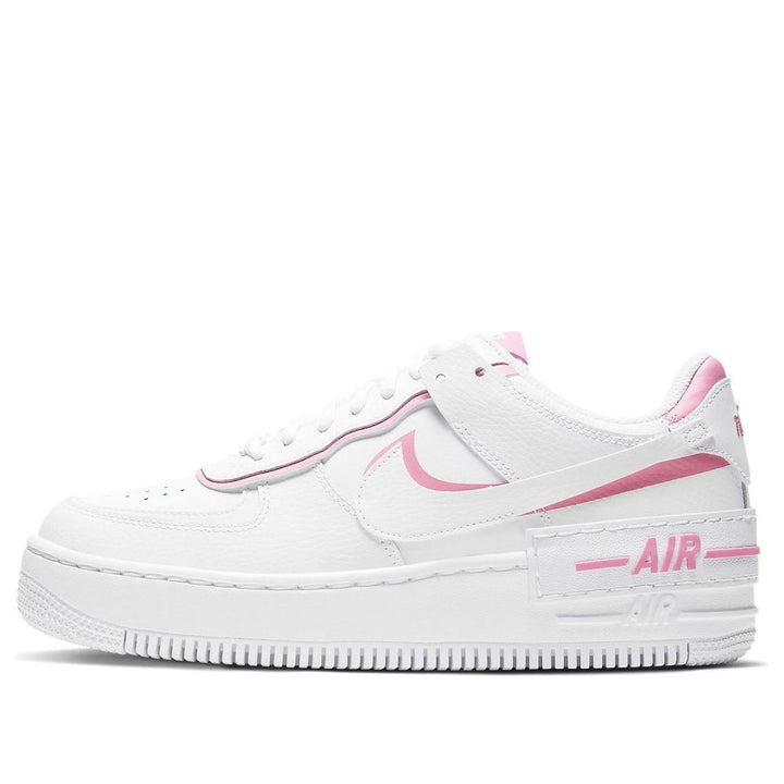 NIKE AIR FORCE 1 SHADOW WHITE MAGIC FLAMINGO WOMENS