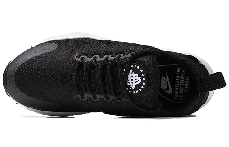 NIKE AIR HUARACHE RUN ULTRA BLACK BLACK-BLACK-WHITE WOMENS