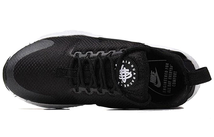 NIKE AIR HUARACHE RUN ULTRA BLACK BLACK-BLACK-WHITE WOMENS