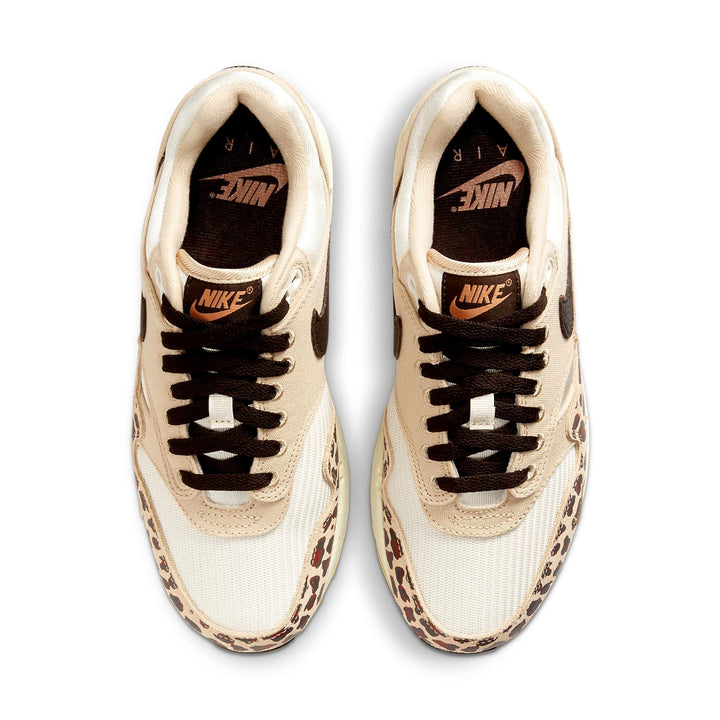 NIKE AIR MAX 1 87 SESAME LEOPARD WOMENS