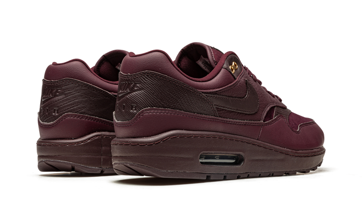 NIKE AIR MAX 1 BURGUNDY CRUSH WOMENS