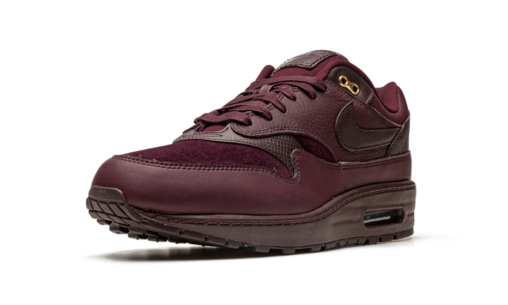 NIKE AIR MAX 1 BURGUNDY CRUSH WOMENS