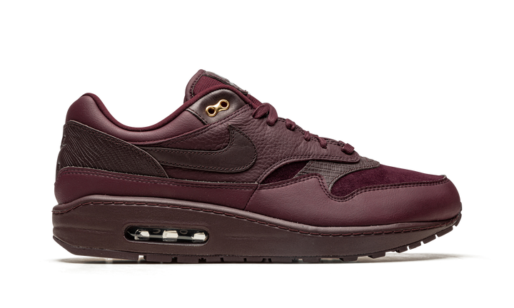 NIKE AIR MAX 1 BURGUNDY CRUSH WOMENS