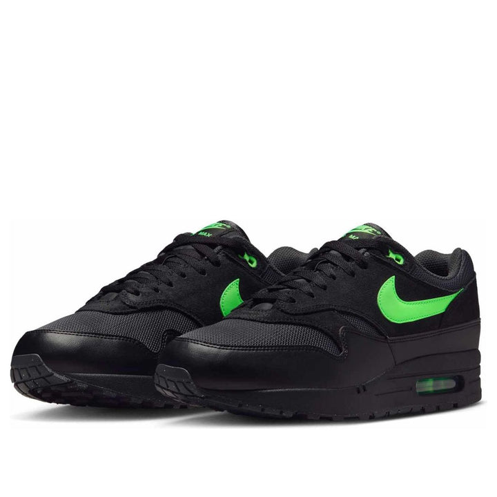 NIKE AIR MAX 1 ESSENTIAL BLACK GREEN STRIKE