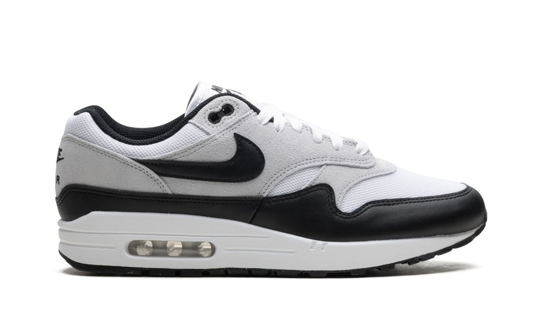 NIKE AIR MAX 1 ESSENTIAL WHITE PURE PLATINUM BLACK