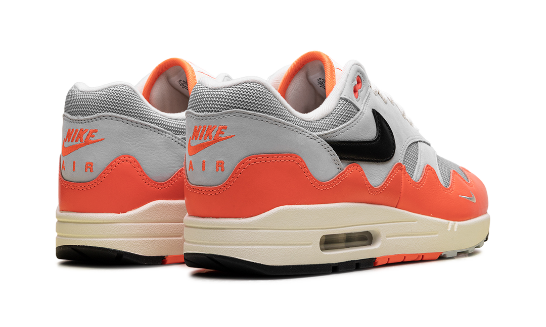 NIKE AIR MAX 1 PATTA WAVES HYPER CRIMSON PURE PLATINUM