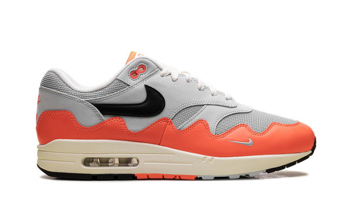 NIKE AIR MAX 1 PATTA WAVES HYPER CRIMSON PURE PLATINUM